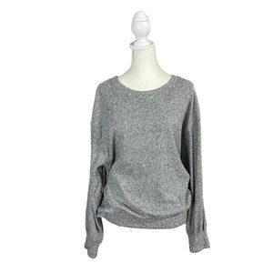 Anthropologie’s MELLODAY Relaxed Fit Casual Sweater Gray Size Large